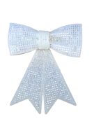 Yılbaşı Süs Fiyonk Kurdele Beyaz 2'li 25480