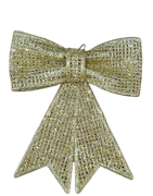 Yılbaşı Süs Fiyonk Kurdele Gold 2'li 25480