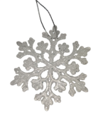 Yılbaşı Süs Beyaz 8 Cm Kar Tanesi 3'lü 25493