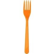 Plastik Çatal Turuncu 25li