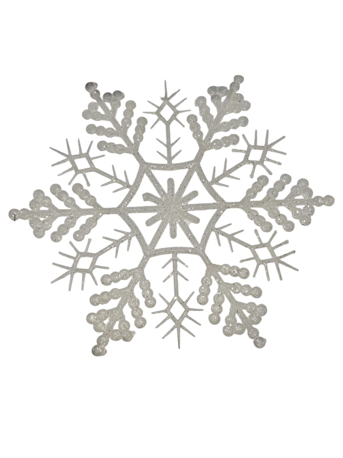 Yılbaşı Süs Beyaz 28 Cm Kar Tanesi 3'lü 25495