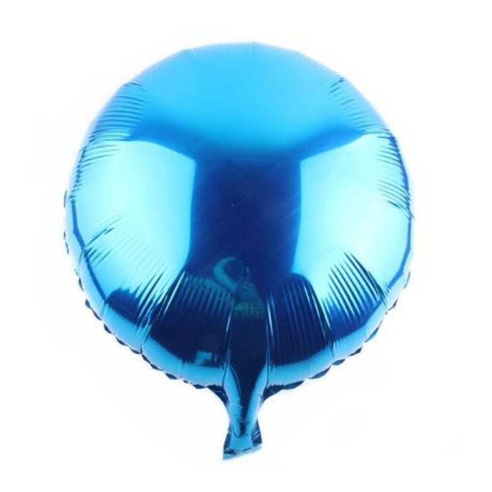18'' Mavi Yuvarlak Folyo Balon