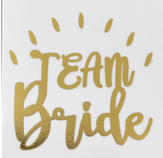 TEAM BRİDE GOLD DAMLA DÖVME 10 ADET DVM1