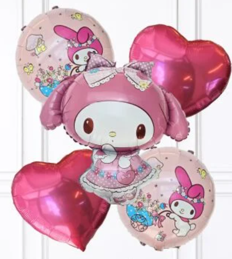 My Melodi Kuromi Set Folyo Balon 5'li