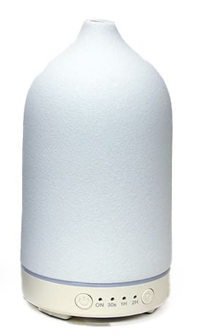 Hava Nemlendirici Buhar Makinesi Aroma Difüzörü Beyaz C15461