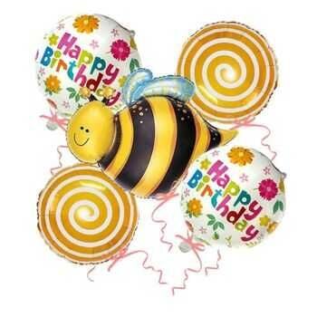 Bal Arası Folyo Balon Seti 5'li
