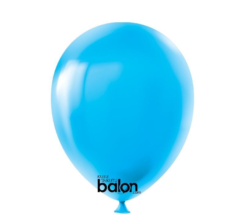 Kutu Kutu Balon Pastel Mavi 100'lü 12 ''