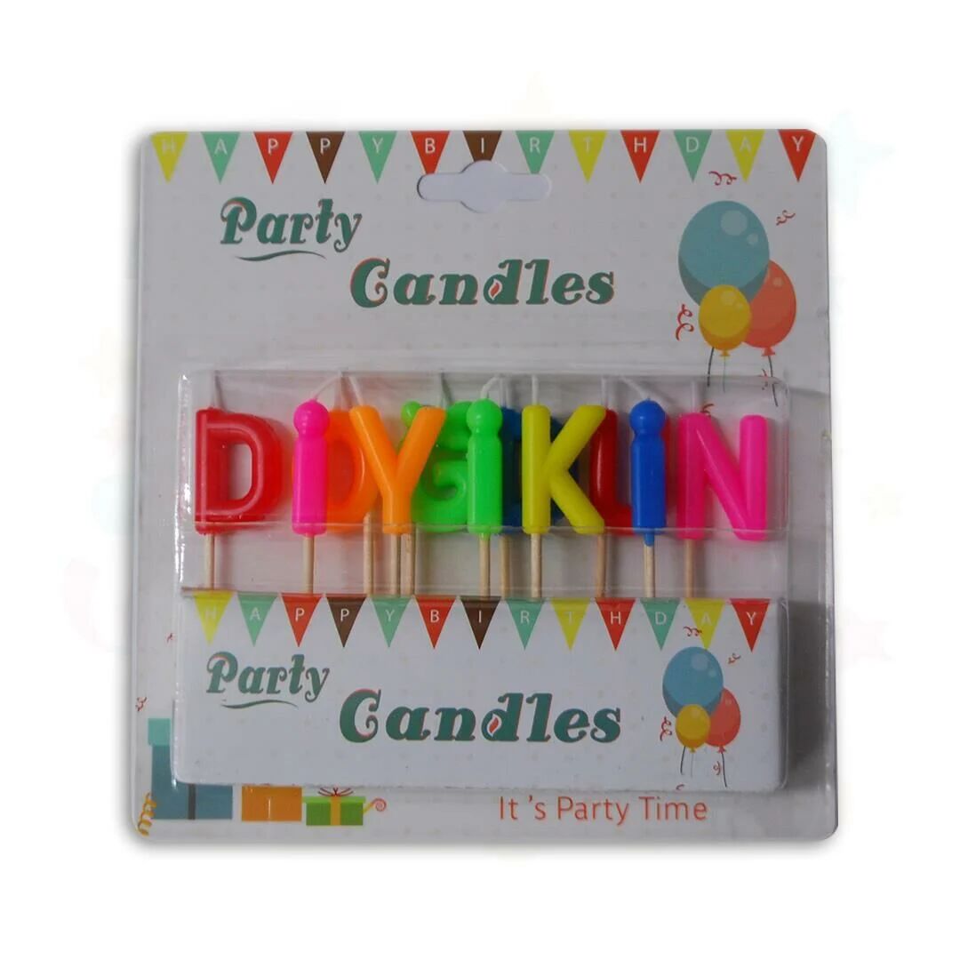 Çok Renkli İyi Ki Doğdun Mum