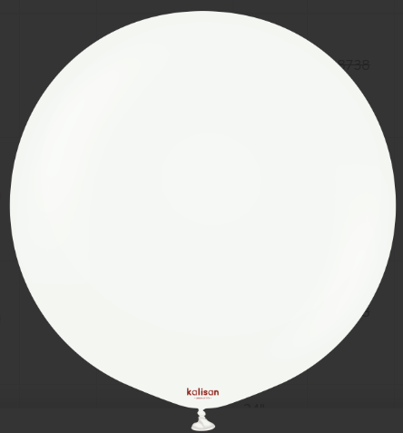 24 INCH KALİSAN BEYAZ JUMBO BALON 1 ADET