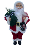 Yılbaşı Kukla Noel Baba Fenerli 45 Cm