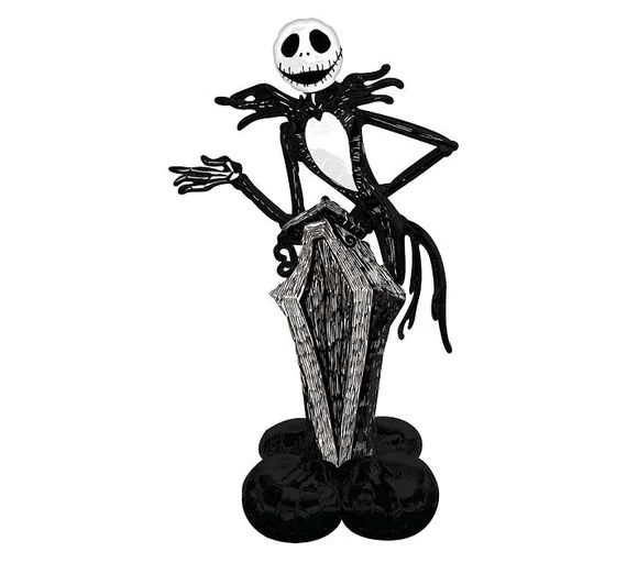 Ayaklı Jack Skellington Folyo Balon 170 cm 8095