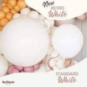 12'' Pastel Balon Krem Retro White  50'li