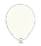 12'' Pastel Balon Krem Retro White  50'li