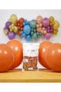 12'' Pastel Balon  Yanık Turuncu  50'li