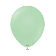 12'' Pastel Balon  Makaron Yeşil  50'li
