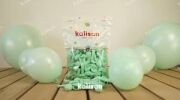 12'' Pastel Balon  Makaron Yeşil  50'li