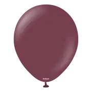 12'' Pastel Balon Bordo 50'li