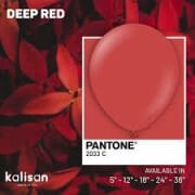 12'' Pastel Deep Red Balon  50'li