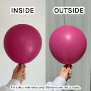 12'' Pastel Koyu Pembe Balon  50'li