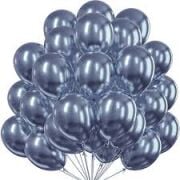 12'' Krom Gece Mavisi Balon  50'li