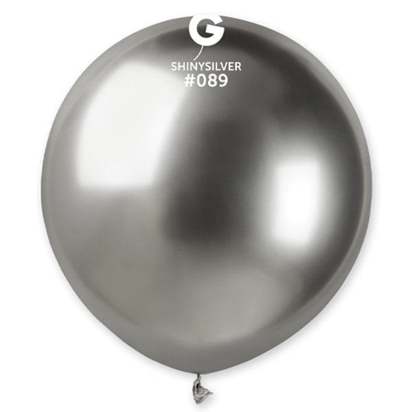 Gemar 19'' Krom Balon Gümüş 1 adet #089