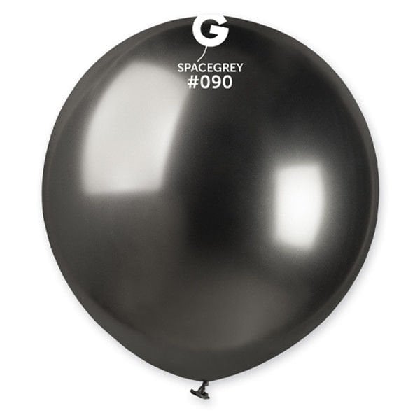 Gemar 19'' Krom Balon Koyu Gümüş 1 adet #090