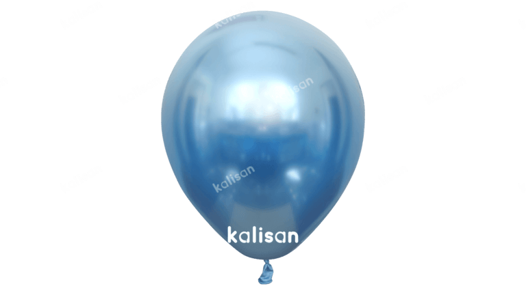 Kalisan 12'' Krom Mavi ( Mirror Blue ) 50'li Balon