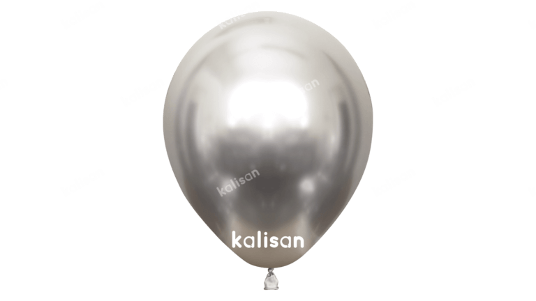 Kalisan 12'' Krom Gümüş ( Mirror Silver ) 50'li Balon