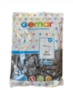 METALİK GÜMÜŞ 11 '' GEMAR 100'lü Paket