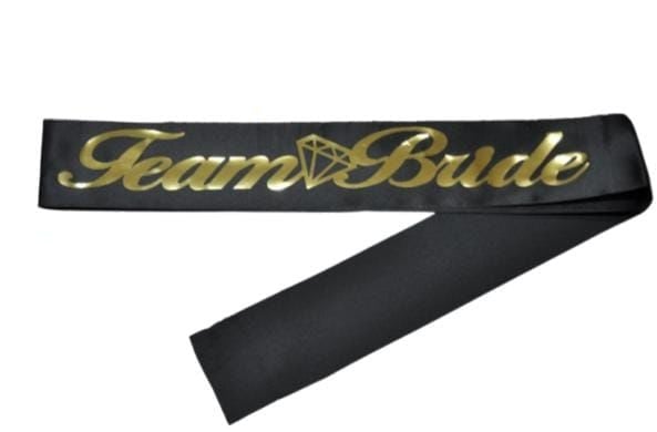 Team Bride Siyah Gold Kuşak