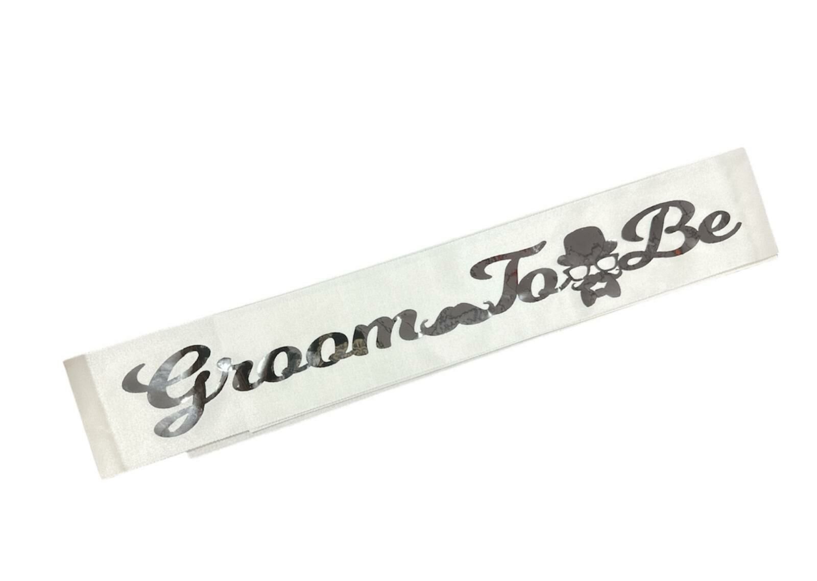 Groom To Be Beyaz Gümüş Kuşak