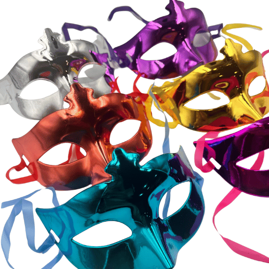 Maske Plastik Parlak 12li