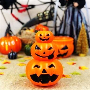Halloween Bal Kabağı 3lü Işıklı