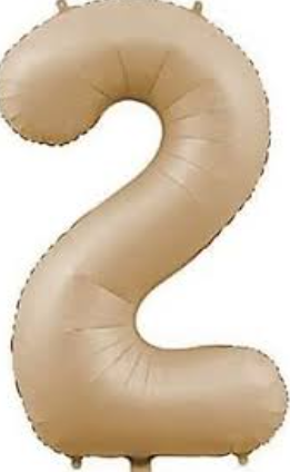 2 Rakam 40'' Karamel Folyo Balon