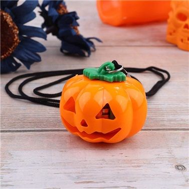 Halloween Bal Kabağı Kolye Işıklı