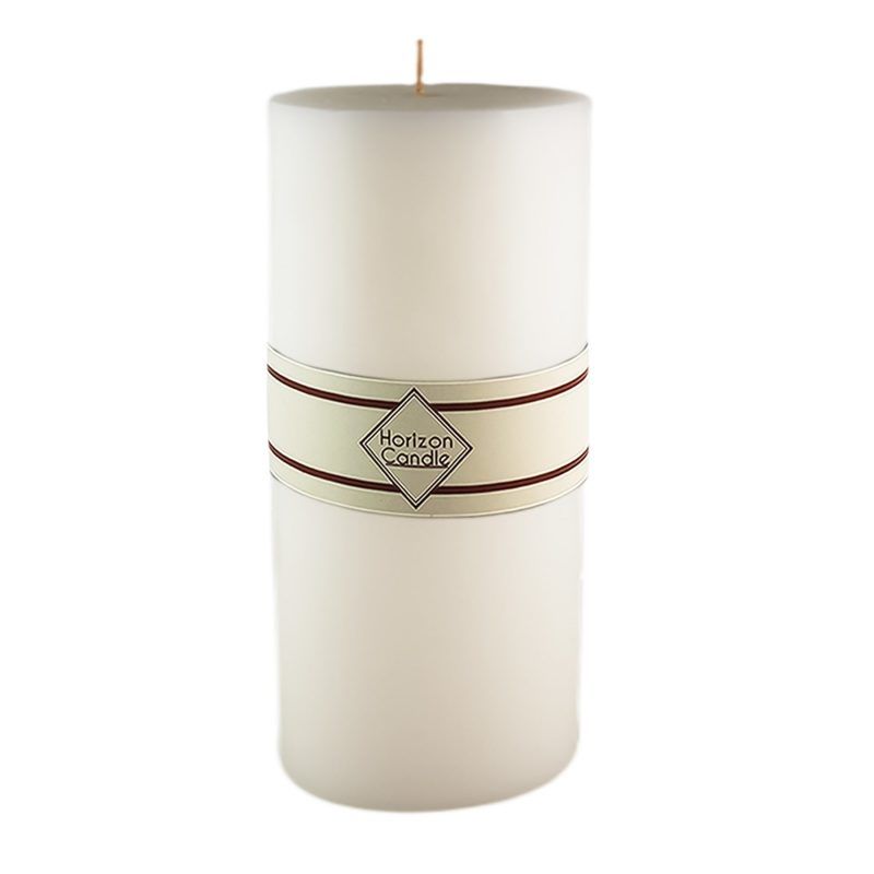 Silindir Mum - Kokusuz - Beyaz Renk - 12*30 cm