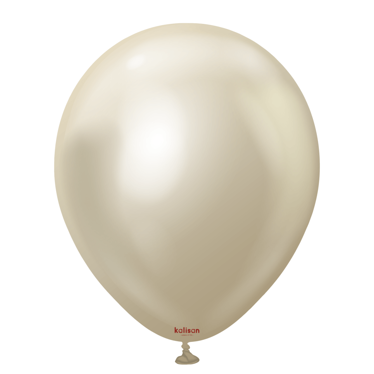 Kalisan 12'' Krom Beyaz Altın ( Mirror White Gold ) 50'li Balon
