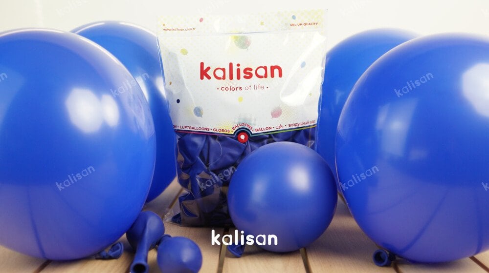 Kalisan 12'' Standart Lacivert ( Dark Blue ) 100'lü Balon #2319