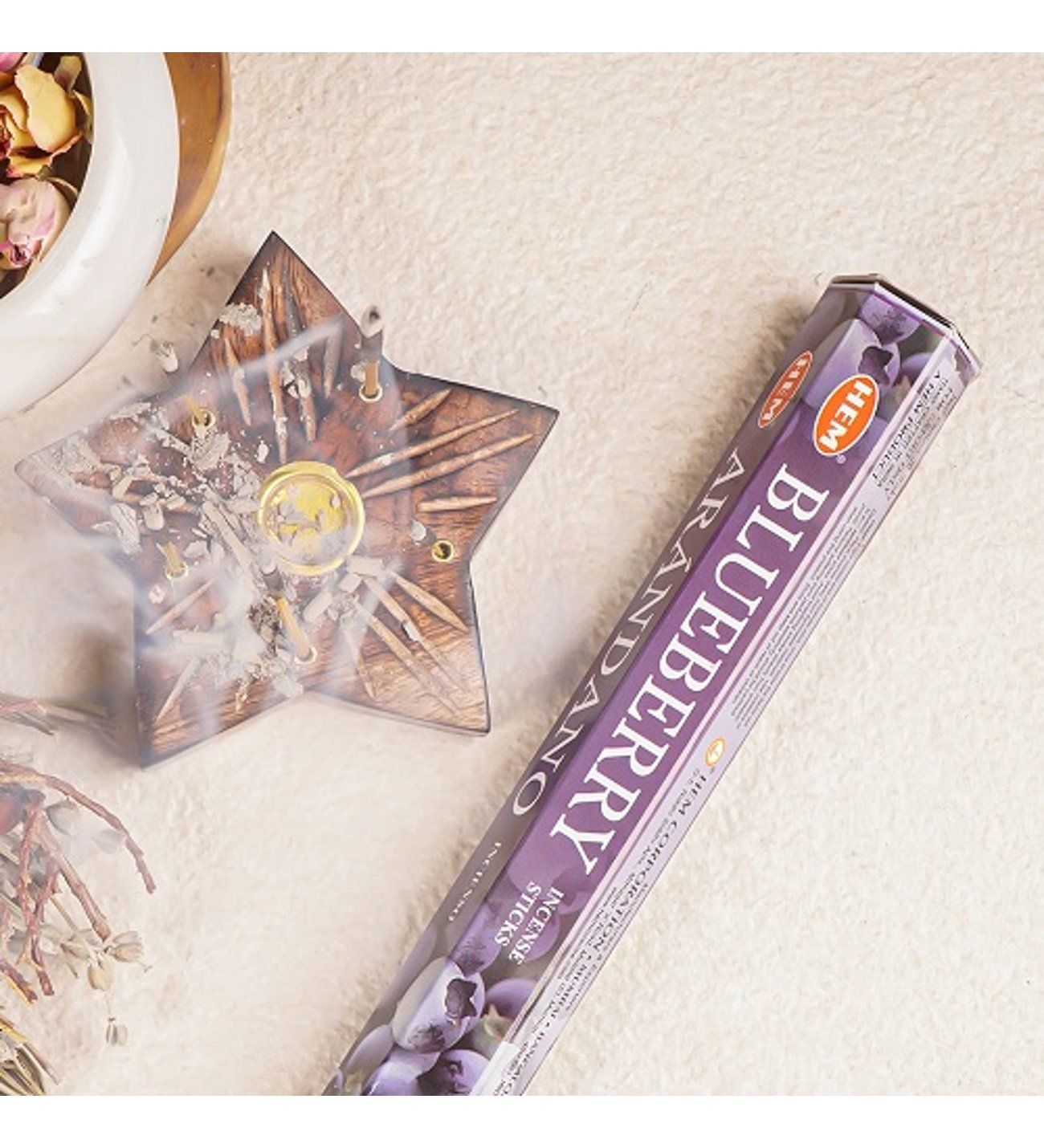 Hem Tütsü Blueberry ( Yaban Mersini) Hexa Çubuk Tütsü 20 ADET TTS04
