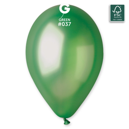 Metalik Koyu Yeşil 11'' Gemar 100'lü Paket