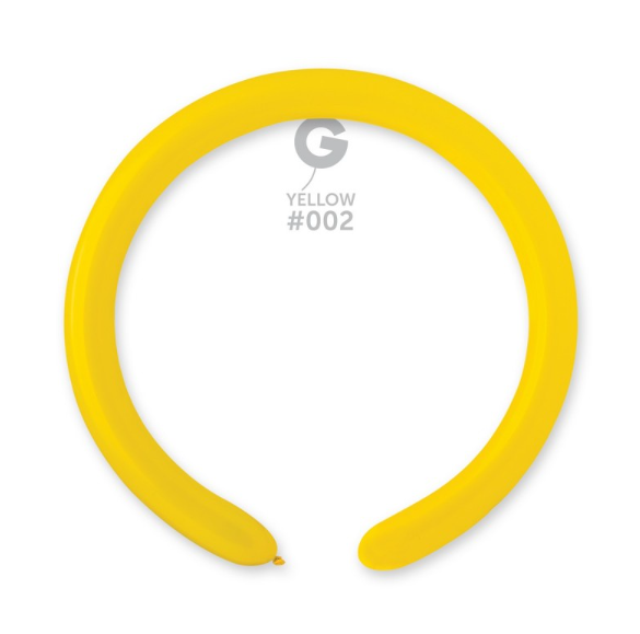 Gemar Standart Sosis Balon Sarı 100''lü D4