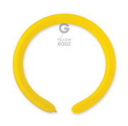 Gemar Standart Sosis Balon Sarı 100''lü D4