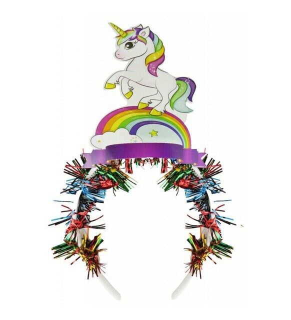 TAÇ UNICORN METALİZE SÜSLÜ