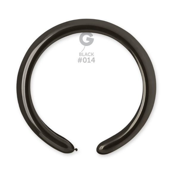 Gemar Standart Sosis Balon Siyah 100''lü D4