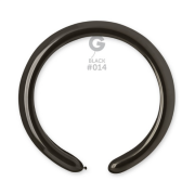 Gemar Standart Sosis Balon Siyah 100''lü D4