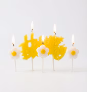 PAPATYA HAPPY BİRTHDAY 4 LÜ MUM 0395