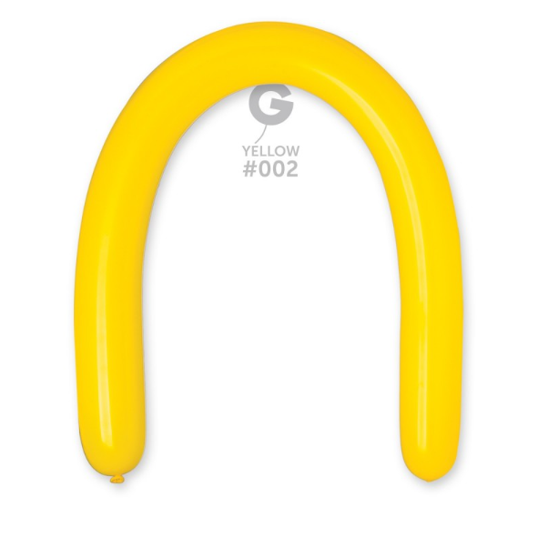 Gemar Büyük Sosis Balon Sarı D6 100 Li