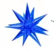 Kutup Yıldızı Koyu Mavi  Folyo Balon 27''