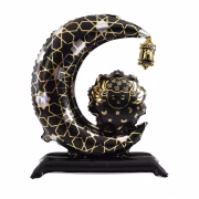 Ayaklı Siyah Ramazan Ay 78-60 cm 0562