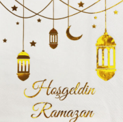 Kağıt Peçete Varak baskılı Ramazan Fener Model 20 Parça